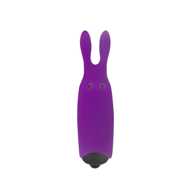 фото Вибропуля Adrien Lastic Pocket Vibe Rabbit Purple со стимулирующими ушками AD33483