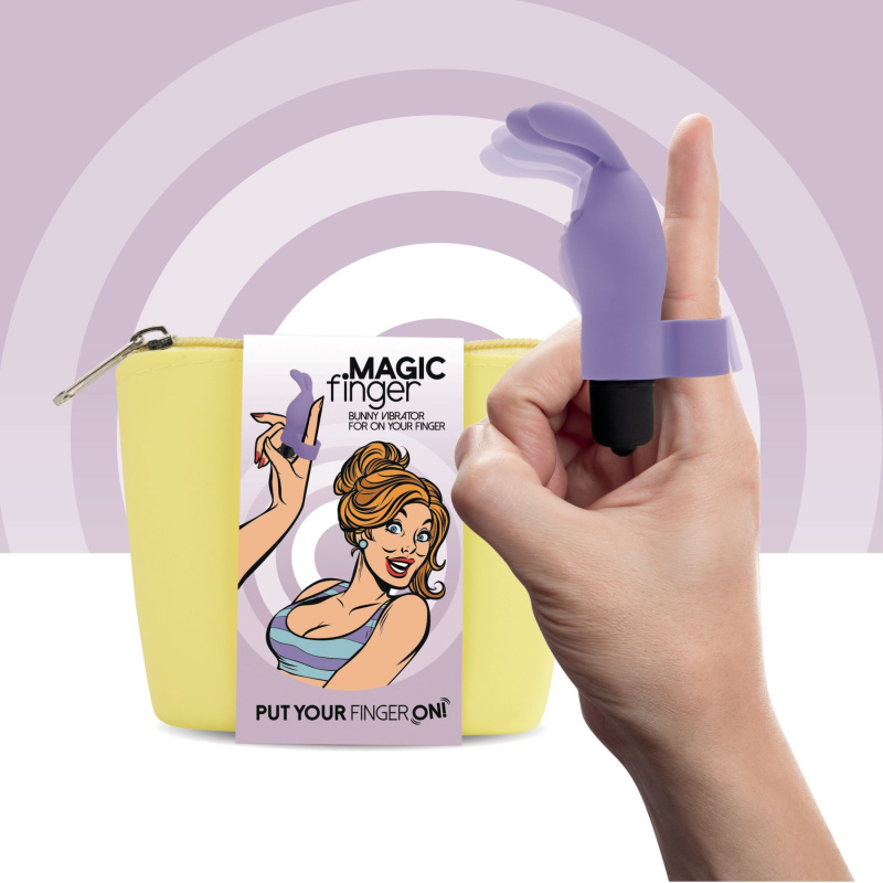 фото Вибратор на палец FeelzToys Magic Finger Vibrator Purple SO4435