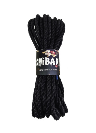 фото Джутовая веревка для Шибари Feral Feelings Shibari Rope, 8 м черная SO4004