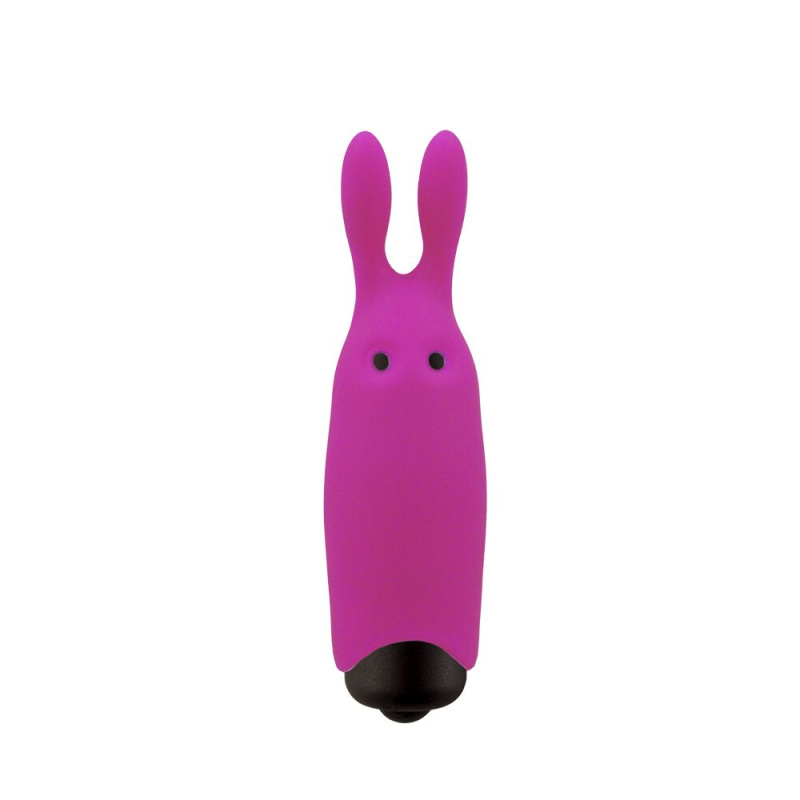 фото Вибропуля Adrien Lastic Pocket Vibe Rabbit Pink со стимулирующими ушками AD33421