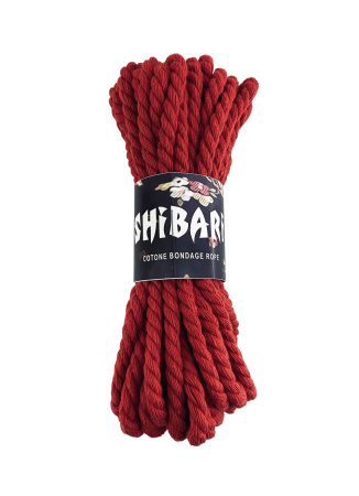 фото Хлопковая веревка для Шибари Feral Feelings Shibari Rope, 8 м красная SO4003