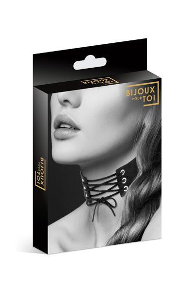 купить Чокер со шнуровкой Bijoux Pour Toi - LACET, экокожа