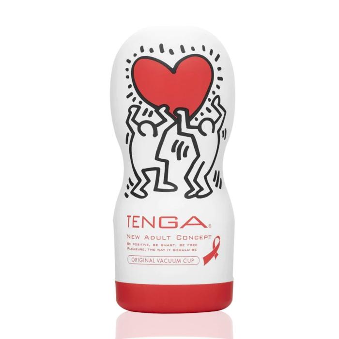 купити Мастурбатор Tenga Keith Haring Deep Throat Cup (глибоке горло) з вакуумною стимуляцією