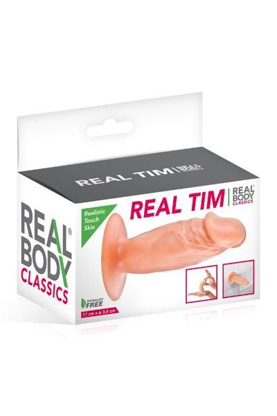купить Фаллоимитатор Real Body - Real Tim Flash, TPE, диаметр 3,4см