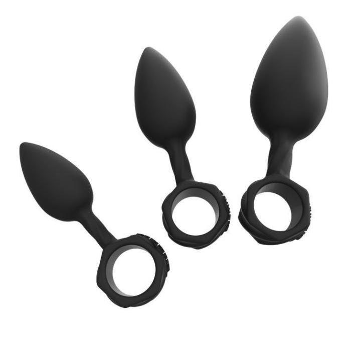 купити Набір анальних пробок Bathmate Anal Training Plugs, діаметр 2,5 см - 3,1см - 3,8см