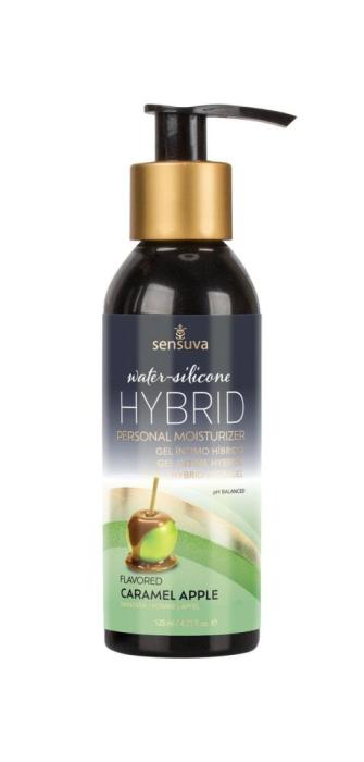 Мастило водно-силіконове Sensuva Hybrid Caramel Apple (125 мл) без цукру, можна для оральних ласк