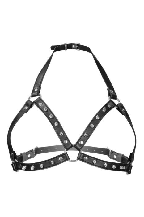 купить Портупея с металлическими шипами Fetish Tentation Sexy Adjustable Chest Harness