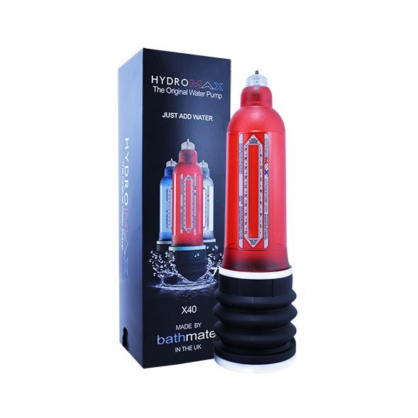 купить Гидропомпа Bathmate Hydromax 9 Red (X40), для члена длиной от 18 до 23см, диаметр до 5,5см