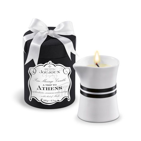 купить Массажная свечa Petits Joujoux - Athens - Musk and Patchouli (190 г) роскошная упаковка