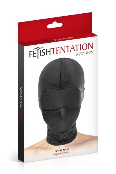 купить Капюшон для БДСМ Fetish Tentation Closed Hood с закрытыми глазами и ртом