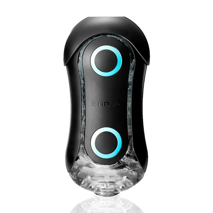 купити Мастурбатор Tenga FLIP ORB STRONG — Blue Rush, з можливістю зміни тиску та стимулювальними кульками