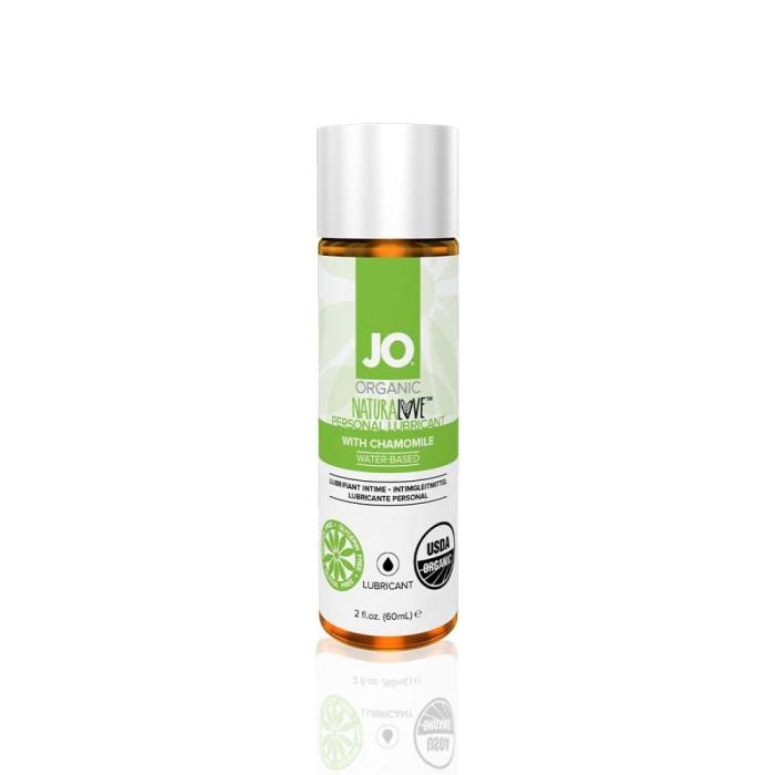купить Смазка на водной основе System JO NATURALOVE - ORGANIC (60 мл) с экстрактом листьев агавы и ромашки