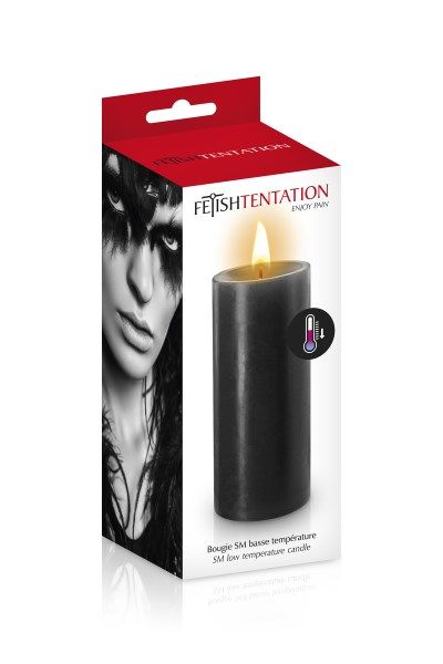 купить БДСМ cвеча низкотемпературная Fetish Tentation SM Low Temperature Candle Black
