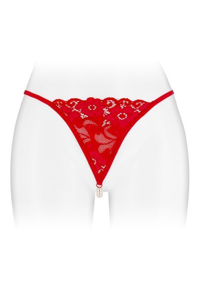 купить Трусики-стринги с жемчужной ниткой Fashion Secret VENUSINA Red