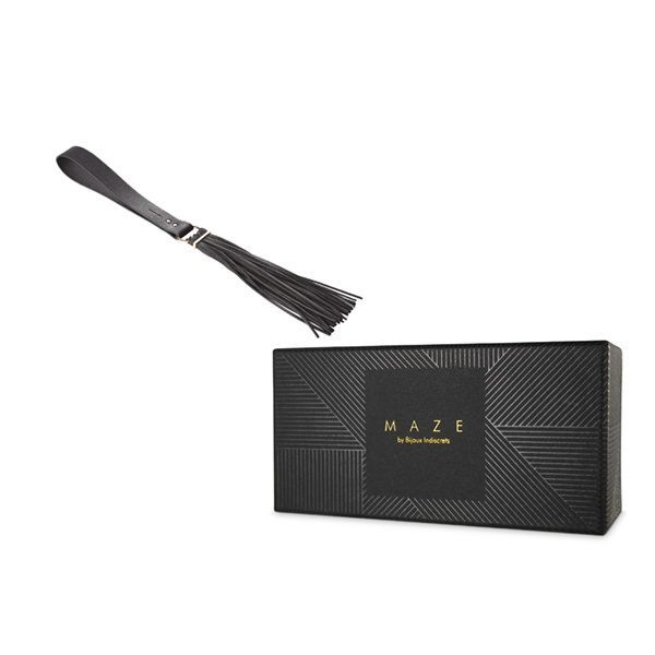 купить Флоггер Bijoux Indiscrets MAZE - Tassel Flogger Black