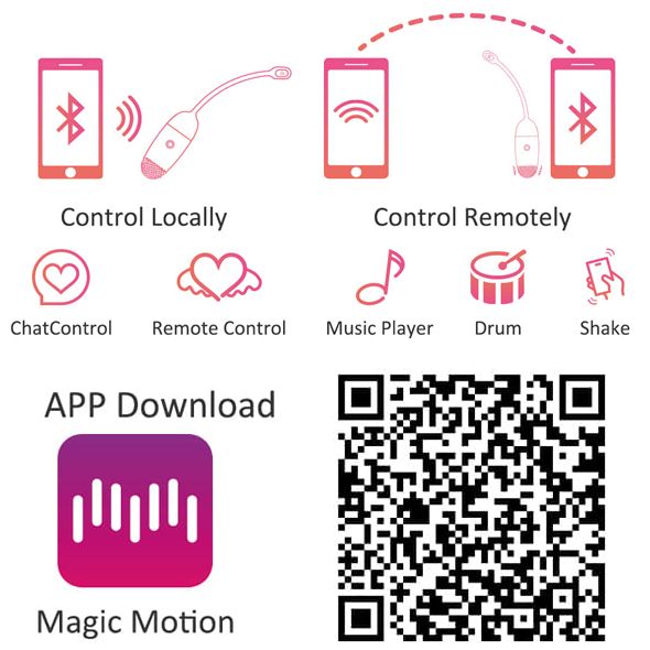 купить Смарт-виброяйцо Magic Motion Vini Orange, управление со смартфона