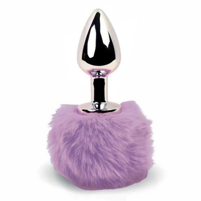 купити Анальна пробка FeelzToys - Bunny Tails Butt Plug Purple