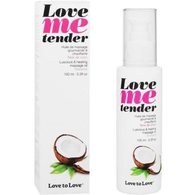 купить Массажное масло Love To Love LOVE ME TENDER Noix De Coco (100 мл) натуральное без консервантов