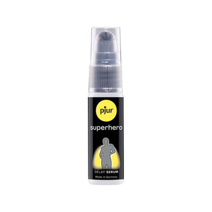 Пролонгирующий гель pjur Superhero Serum 20 мл, создает невидимую пленку снижающую чувствительность