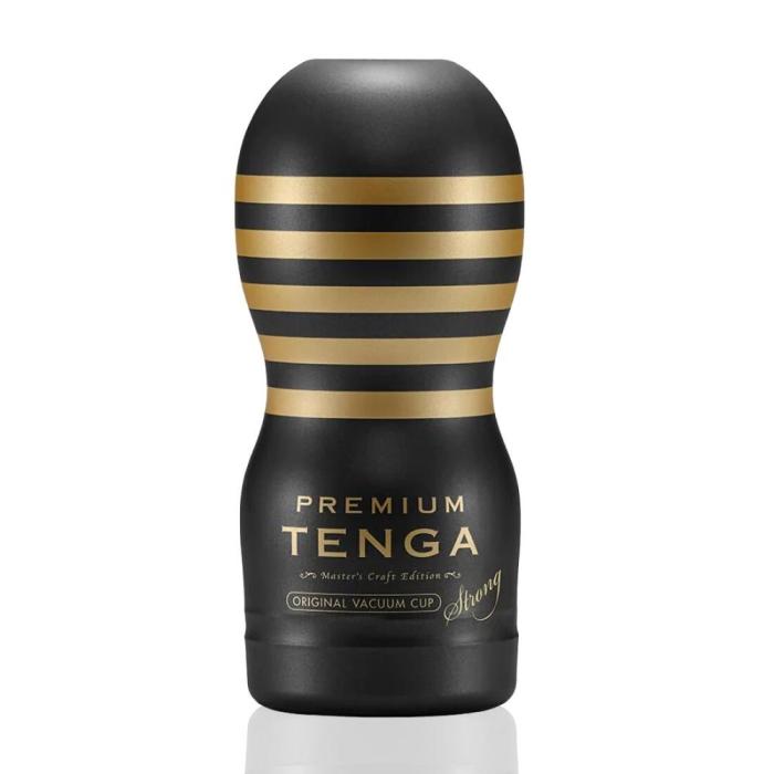 Мастурбатор Tenga Premium Original Vacuum Cup STRONG (глубокая глотка) с вакуумной стимуляцией