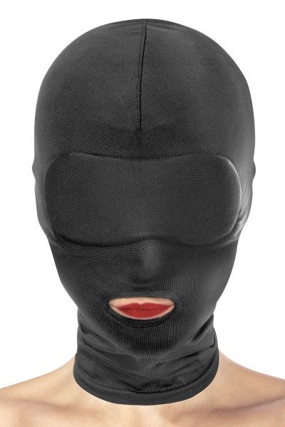 купить Капюшон для БДСМ с открытым ртом Fetish Tentation Open Mouth Hood