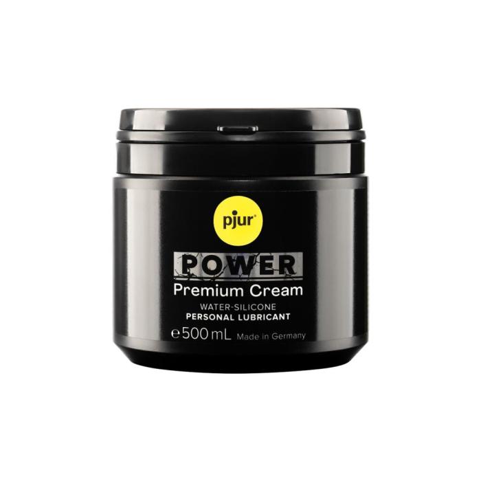 Густая смазка для фистинга и анального секса pjur POWER Premium Cream 500 мл на гибридной основе