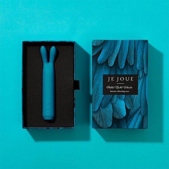 купити Вібратор з вушками Je Joue - Rabbit Bullet Vibrator Teal, глибока вібрація