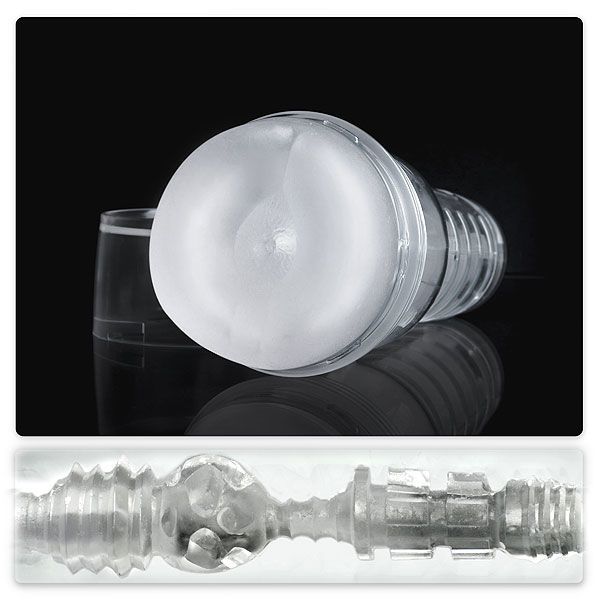 купити Мастурбатор попа Fleshlight Ice Butt Crystal полупрозорий корпус