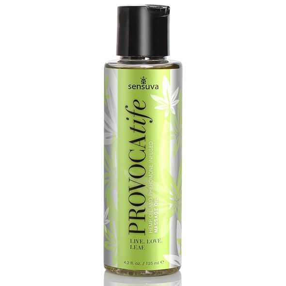 купить Массажное масло Sensuva: Provocatife Hemp Oil Infused Massage (125 мл) с феромонами и маслом конопли