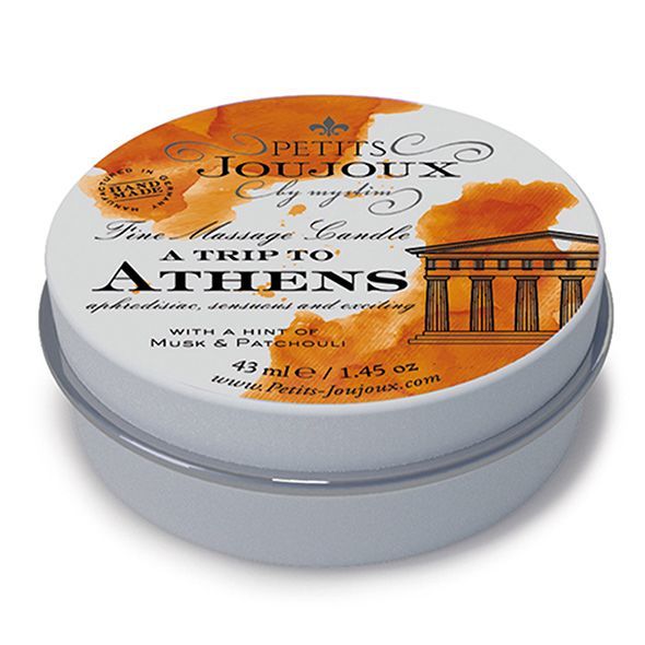 купить Массажная свечa Petits Joujoux - Athens - Musk and Patchouli (43 мл) с афродизиаками