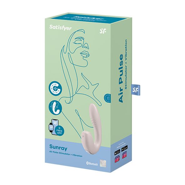 купить Вакуумный смарт вибратор Satisfyer Sunray Pink, 4 положение ствола