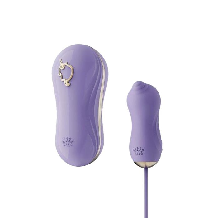 купити Набір 2в1 Zalo — UNICORN Violet, віброяйце + вакуумний стимулятор