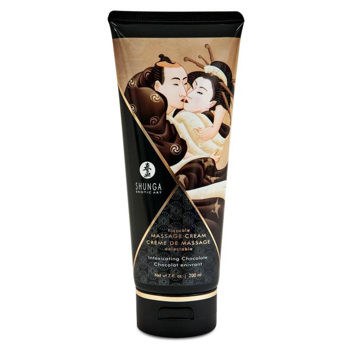 купити Їстівний масажний крем Shunga Kissable Massage Cream – Intoxicating Chocolate (200 мл)