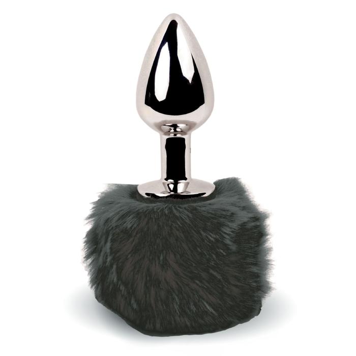 купити Анальна пробка FeelzToys - Bunny Tails Butt Plug Black