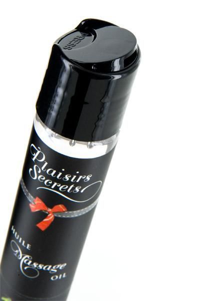 купить Массажное масло Plaisirs Secrets Pina Colada (59 мл) с афродизиаками, съедобное, подарочная упаковка