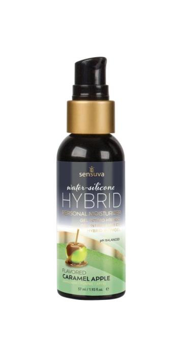 Мастило водно-силіконове Sensuva Hybrid Caramel Apple (57 мл) без цукру, можна для оральних ласк