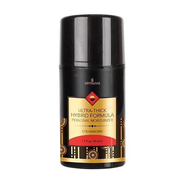 купити Густа крем-мастило на гібридній основі Sensuva UltraThick Hybrid Formula Strawberry (100 мл)