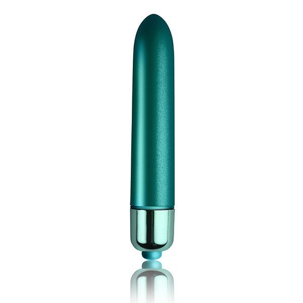 купить Вибропуля Rocks Off RO-90mm Touch of Velvet Peacock Petals матовая, 10 режимов работы, на батарейке
