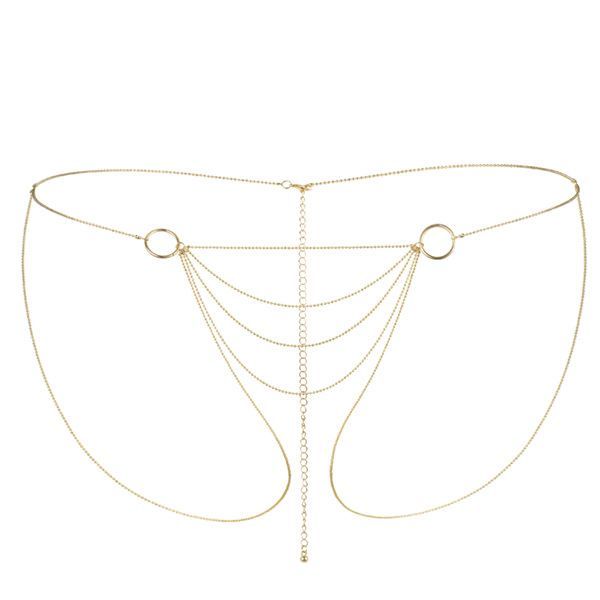 купить Цепочка-трусики Bijoux Indiscrets Magnifique Bikini Chain – Gold, украшение для тела
