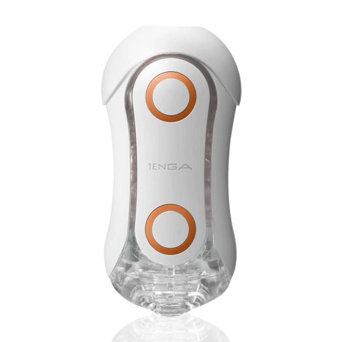 купити Мастурбатор Tenga FLIP ORB — Orange Crash, з можливістю зміни тиску та стимулювальними кульками всер
