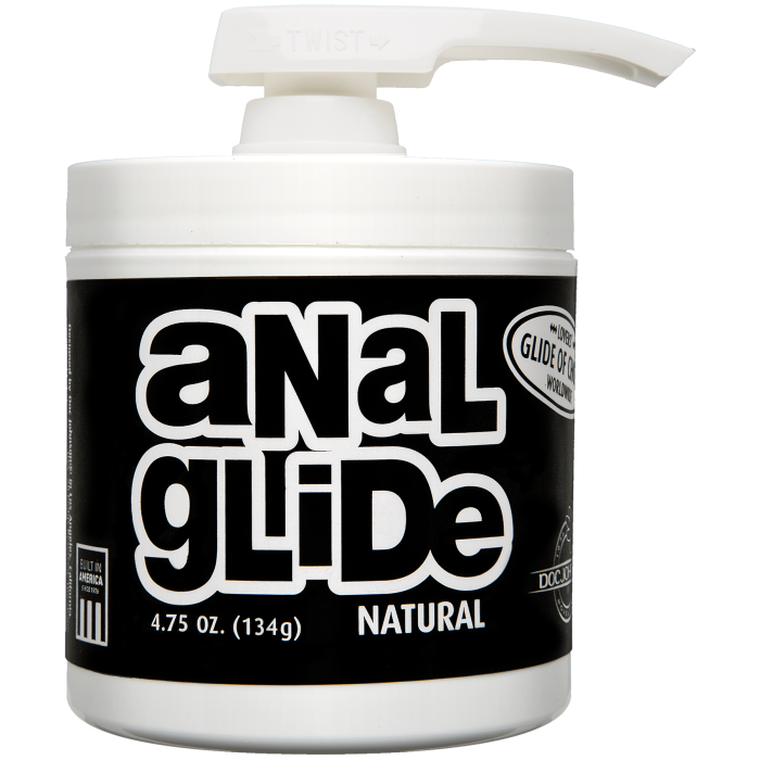 купити Анальна змазка на олійній основі Doc Johnson Anal Glide Natural (134 г) тривале ковзання