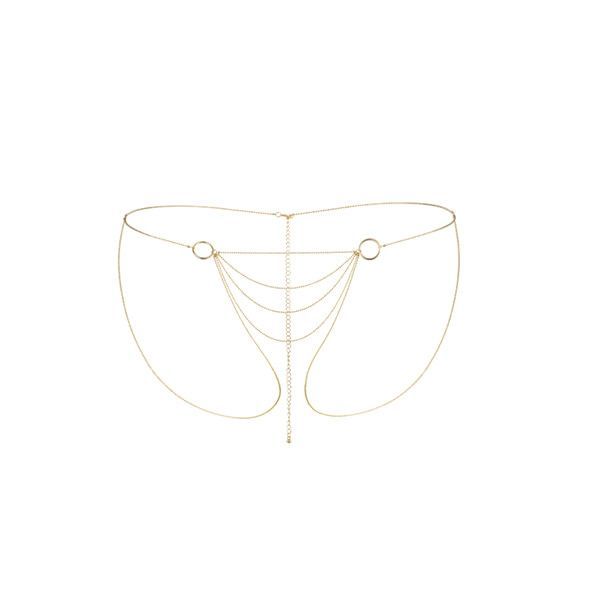 купить Цепочка-трусики Bijoux Indiscrets Magnifique Bikini Chain – Gold, украшение для тела