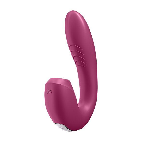 купити Вакуумний смарт-вібратор Satisfyer Sunray Berry, 4 положення стовбура