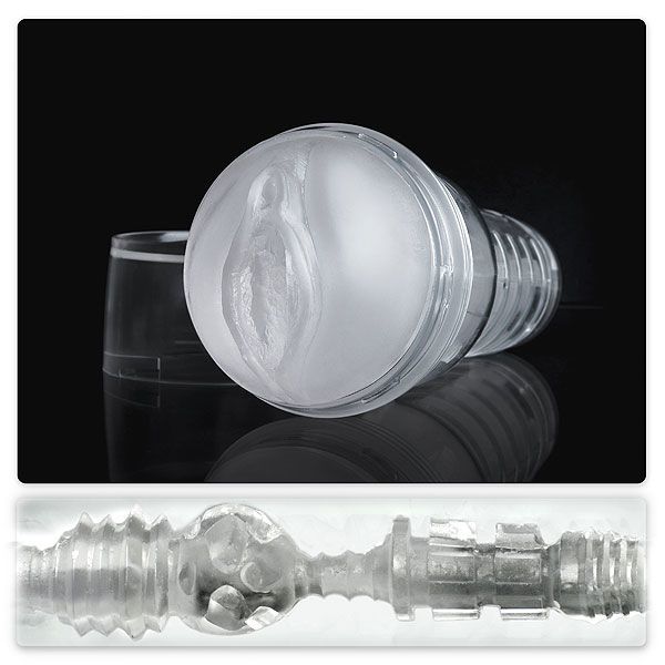 купити Мастурбатор вагина Fleshlight Ice Lady Crystal, напівпрозорий матеріал і корпус
