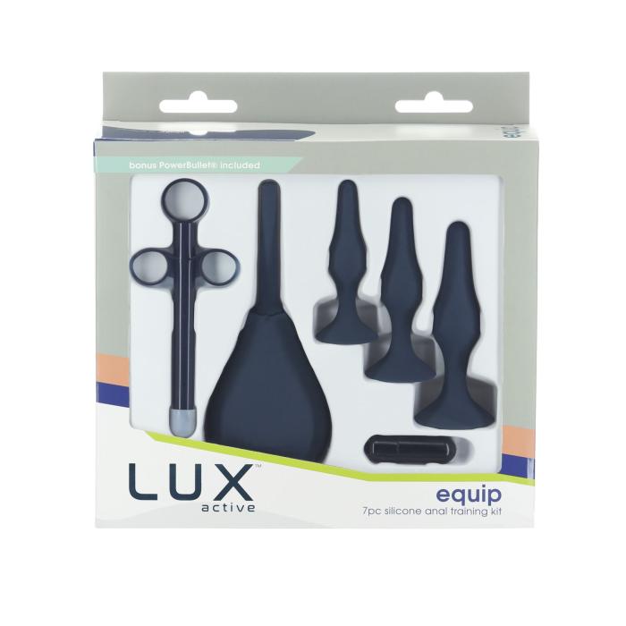 купити Набір анальних іграшок для новачків Lux Active – Equip – Silicone Anal Training Kit, 7 pcs