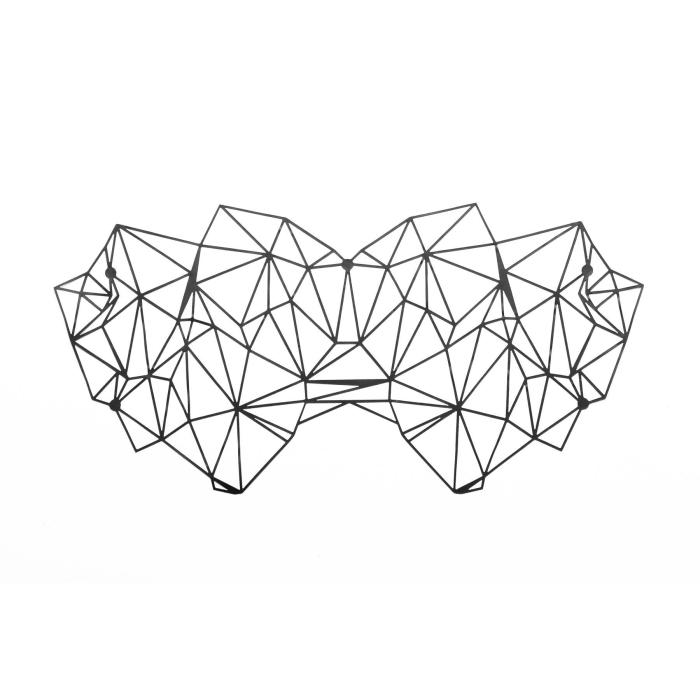 купить Маска на лицо Bijoux Indiscrets - Kristine Mask, виниловая, клеевое крепление, без завязок