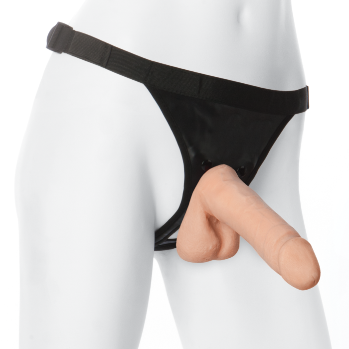купити Трусики зі страпоном Doc Johnson Vac-U-Lock 7 Inch ULTRASKYN Ultra Harness, діаметр 4,3 см