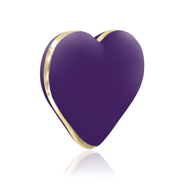 купить Вибратор-сердечко Rianne S: Heart Vibe Purple, 10 режимов работы, медицинский силикон