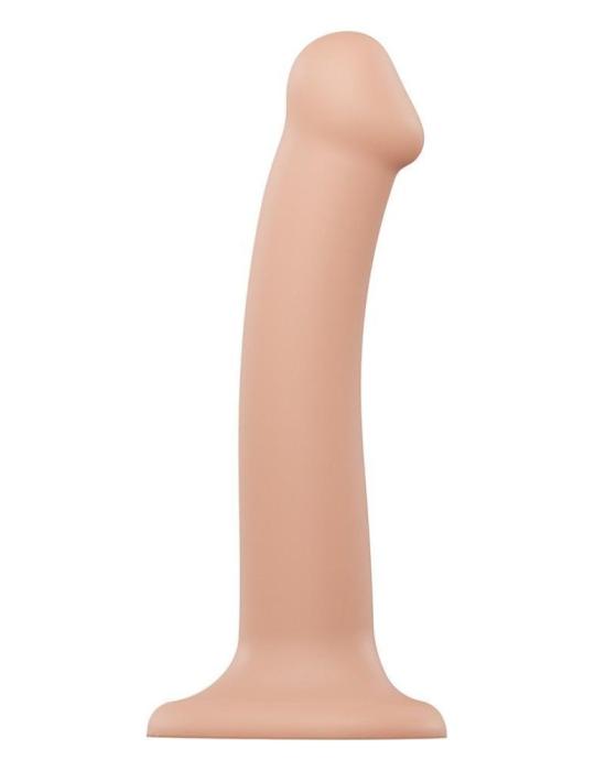 купить Насадка для страпона Strap-On-Me Dual Density Dildo Flesh M, диаметр 3,3см, двухслойная, гибкая