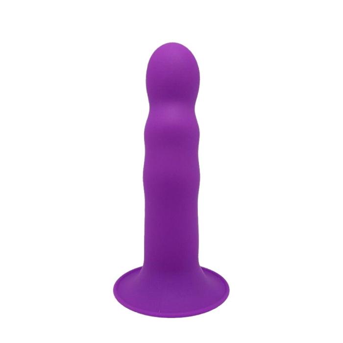 купити Дилдо з присоскою Adrien Lastic Hitsens 3 Purple, відмінно для страпона, діаметр 4,1 см, довжина 18,